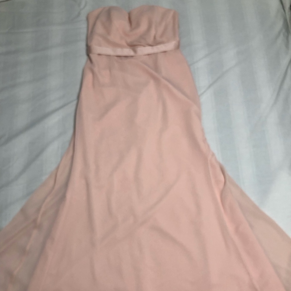 Vera Wang bridesmaid dress from David’s Bridal